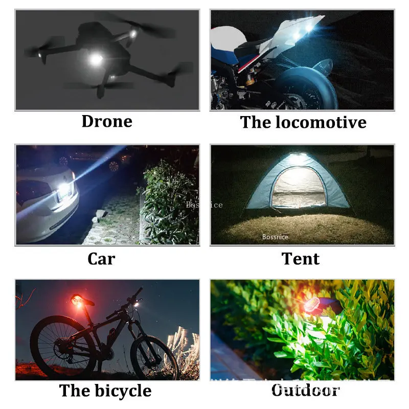 1/2Pcs Wireless LED Strobe Lig - đánh giá và giá Drone Strobe Light
