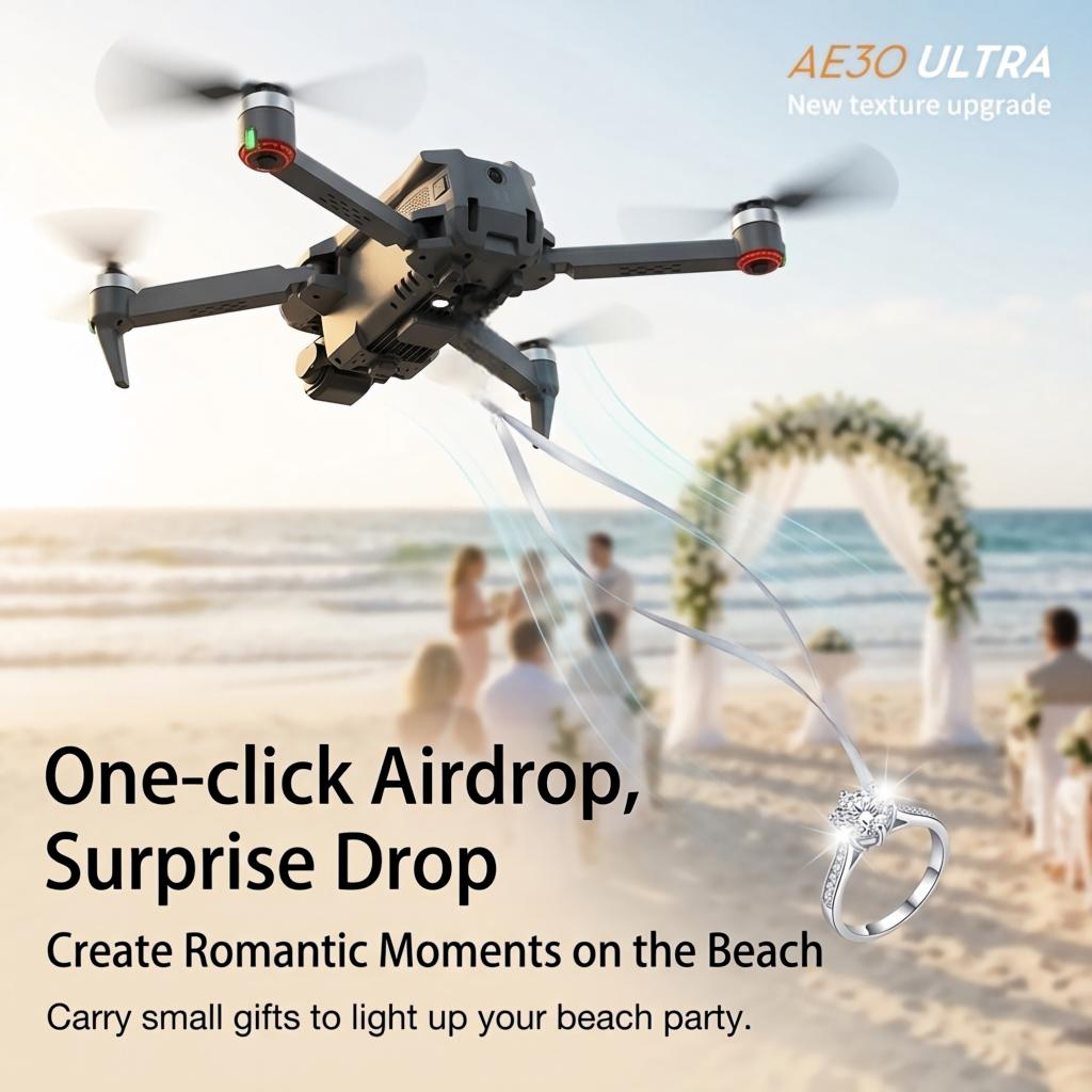 NEW AE30 Ultra GPS Drone 4K Pr - đánh giá và giá Drone Controller Screen